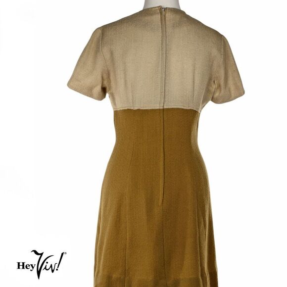 Vintage A Line Dress Parfait Originals Empire Waist Metal Zip Size Med - Hey Viv - Picture 3 of 7